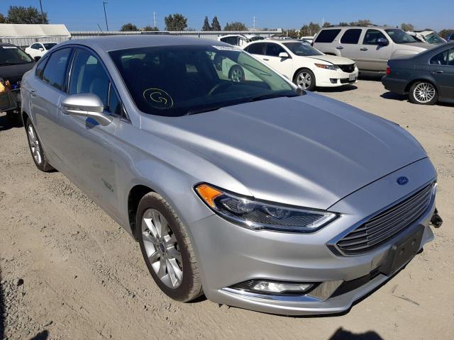 FORD FUSION SE 2017 with VIN 3FA6P0PU1HR215595 - Photo from auction