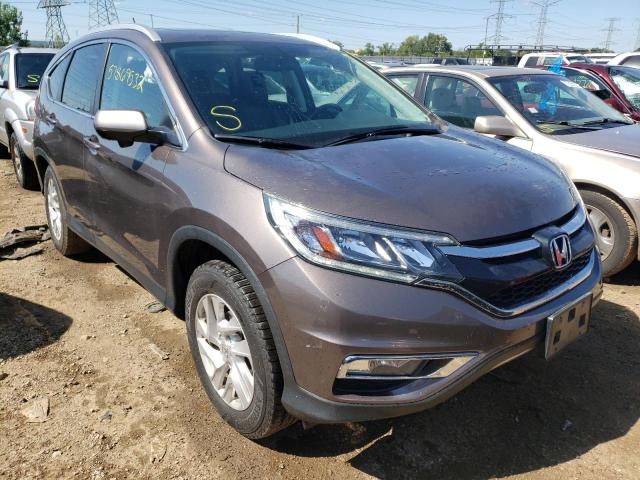 HONDA CR-V EXL 2015 with VIN 2HKRM4H73FH601998 - Photo from auction