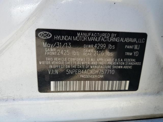 Photo 10 from auction – 2013 HYUNDAI SONATA GLS with VIN 5NPEB4ACXDH757710