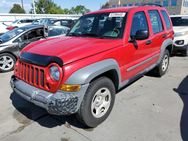 Photo 2 from auction – 2005 JEEP LIBERTY SP with VIN 1J4GL48K35W581950