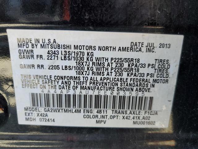Photo 10 from auction – 2014 MITSUBISHI OUTLANDER with VIN 4A4AP3AU7EE003595