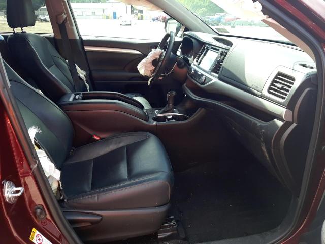 Photo 5 from auction – 2016 TOYOTA HIGHLANDER with VIN 5TDJKRFH6GS227006
