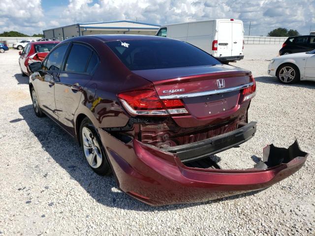 Photo 3 from auction – 2015 HONDA CIVIC LX with VIN 19XFB2F55FE114675