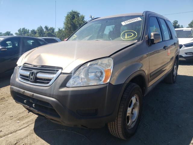 Photo 2 from auction – 2003 HONDA CR-V LX with VIN SHSRD78493U139750