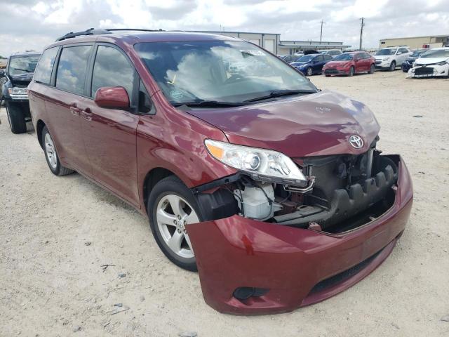 TOYOTA SIENNA LE 2017 with VIN 5TDKZ3DC4HS887177 - Photo from auction