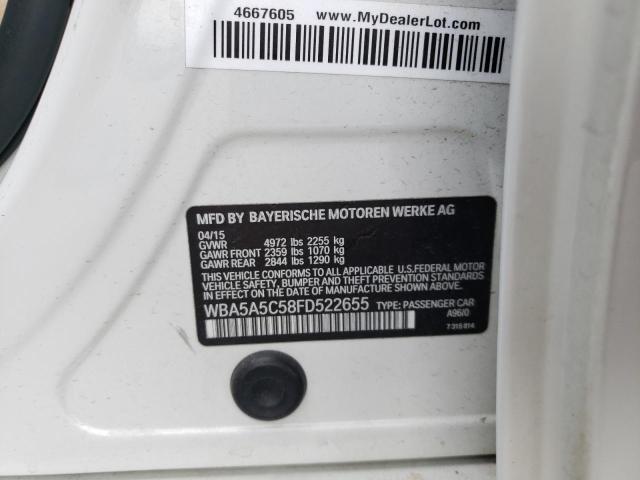 Фото 10 с аукциона – 2015 BMW 528 I с VIN WBA5A5C58FD522655