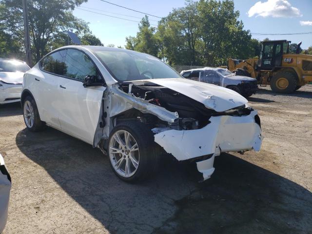 TESLA MODEL Y 2021 with VIN 5YJYGDEE0MF203147 - Photo from auction