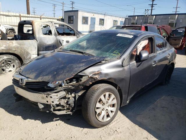 Photo 2 from auction – 2012 HONDA CIVIC LX with VIN 2HGFB2F51CH333862