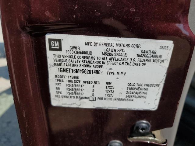 Photo 10 from auction – 2005 CHEVROLET TRAILBLAZE with VIN 1GNET16M156201480