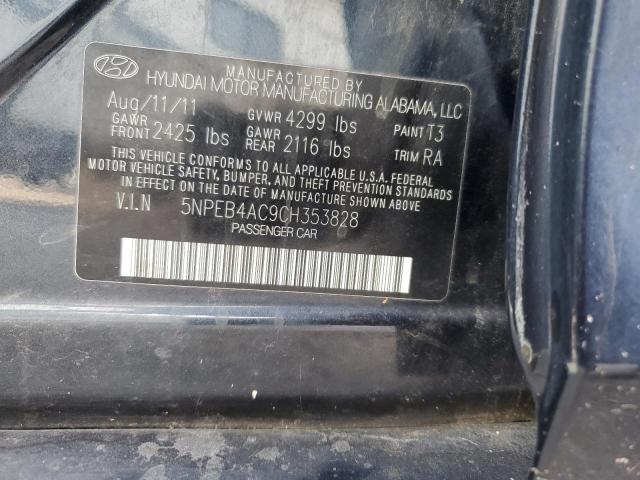 Photo 10 from auction – 2012 HYUNDAI SONATA GLS with VIN 5NPEB4AC9CH353828