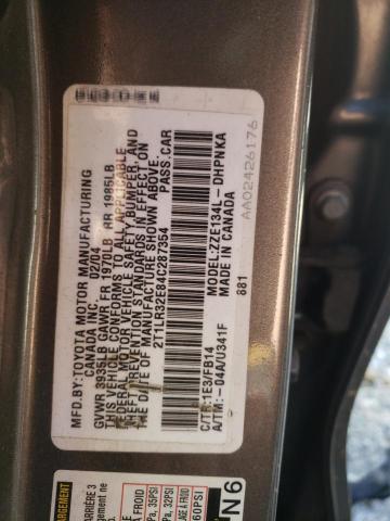 Photo 10 from auction – 2004 TOYOTA COROLLA MA with VIN 2T1LR32E84C287354