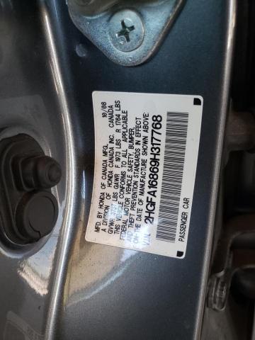 Photo 10 from auction – 2009 HONDA CIVIC EX with VIN 2HGFA16869H317768
