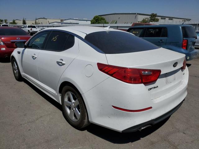 Photo 3 from auction – 2015 KIA OPTIMA with VIN KNAGM4A71F5662913