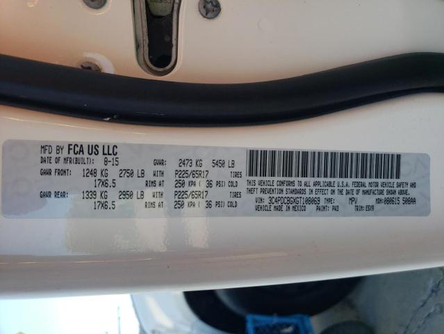 Photo 10 from auction – 2016 DODGE JOURNEY SX with VIN 3C4PDCBGXGT108069