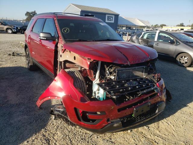 FORD EXPLORER X 2017 with VIN 1FM5K8D84HGD13128 - Photo from auction