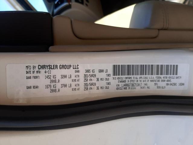 Photo 10 from auction – 2011 JEEP GRAND CHER with VIN 1J4RR6GT3BC713017