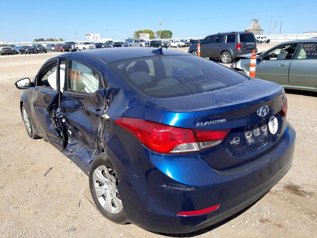 Photo 3 from auction – 2016 HYUNDAI ELANTRA SE with VIN 5NPDH4AE8GH720820