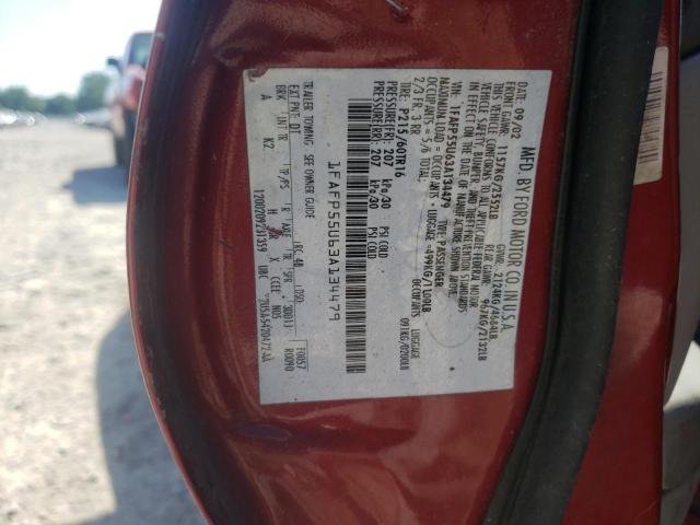 Photo 10 from auction – 2003 FORD TAURUS SES with VIN 1FAFP55U63A134479