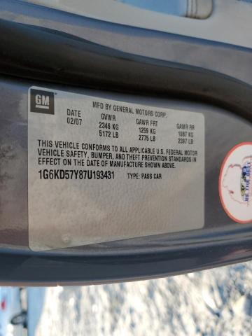 Photo 10 from auction – 2007 CADILLAC DTS with VIN 1G6KD57Y87U193431