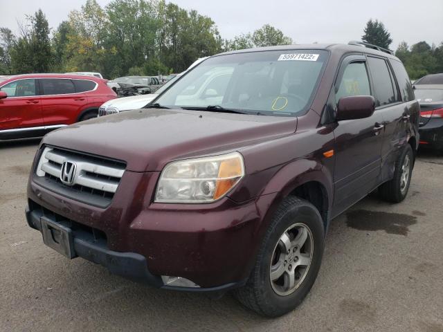 Photo 2 from auction – 2007 HONDA PILOT EXL with VIN 2HKYF18677H529197
