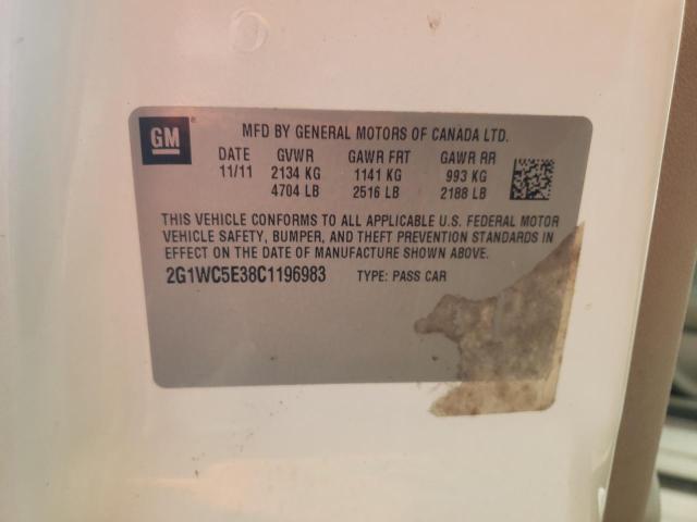 Photo 10 from auction – 2012 CHEVROLET IMPALA LTZ with VIN 2G1WC5E38C1196983