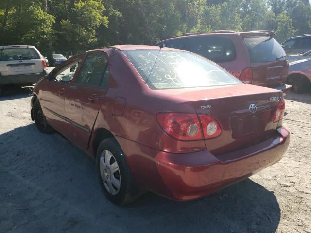 Photo 3 from auction – 2008 TOYOTA COROLLA CE with VIN 1NXBR32E78Z987317