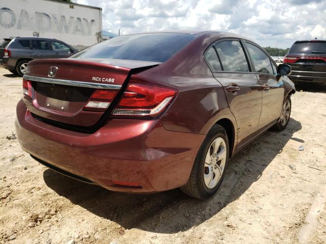 Photo 4 from auction – 2013 HONDA CIVIC LX with VIN 19XFB2F51DE033184