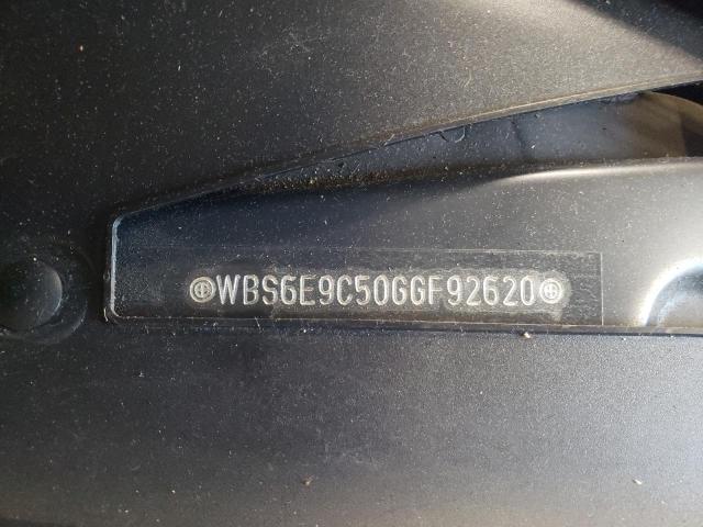 Photo 10 from auction – 2016 BMW M6 GRAN CO with VIN WBS6E9C50GGF92620