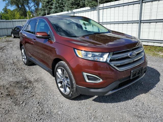 FORD EDGE TITAN 2015 with VIN 2FMTK4K84FBC27549 - Photo from auction