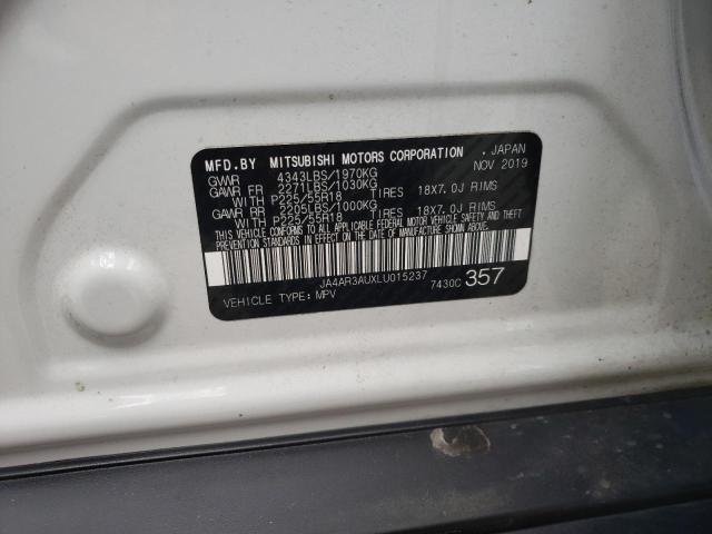 Photo 10 from auction – 2020 MITSUBISHI OUTLANDER with VIN JA4AR3AUXLU015237