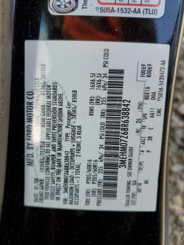 Photo 10 from auction – 2008 MERCURY MILAN with VIN 3MEHM07Z68R638842
