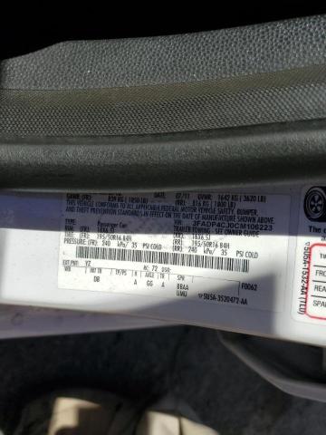 Photo 10 from auction – 2012 FORD FIESTA SEL with VIN 3FADP4CJ0CM106223