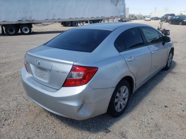 Photo 4 from auction – 2012 HONDA CIVIC LX with VIN 2HGFB2F53CH612262