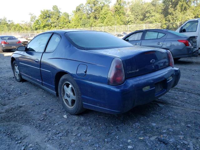 Photo 3 from auction – 2004 CHEVROLET MONTE CARL with VIN 2G1WW12E549363437