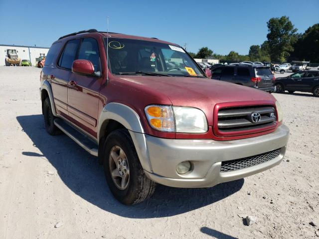 TOYOTA SEQUOIA SR 2002 with VIN 5TDZT34A32S069235 - Photo from auction