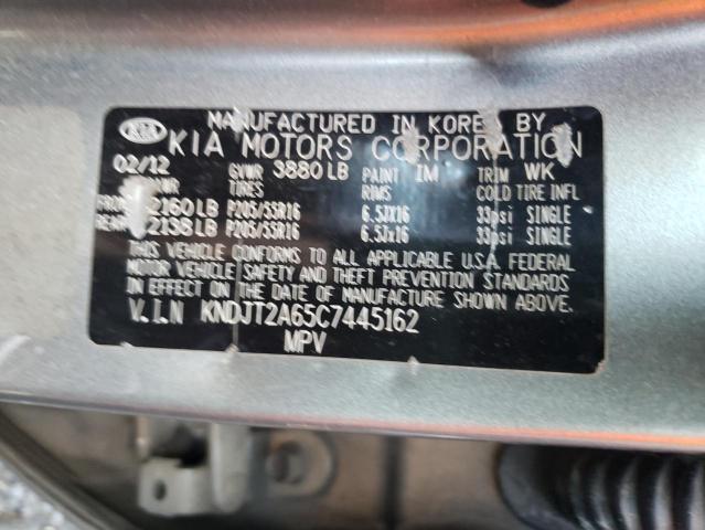 Снимка 10 от търг – 2012 KIA SOUL + с VIN KNDJT2A65C7445162