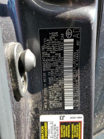 Photo 10 from auction – 2011 TOYOTA COROLLA BA with VIN 2T1BU4EE8BC656514