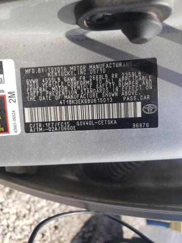 Photo 10 from auction – 2011 TOYOTA CAMRY SE with VIN 4T1BK3EK6BU615013