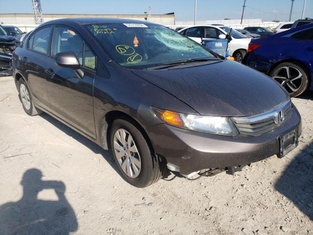HONDA CIVIC LX 2012 with VIN 19XFB2F55CE100870 - Photo from auction