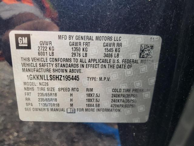 Photo 10 from auction – 2017 GMC ACADIA SLE with VIN 1GKKNLLS6HZ195445