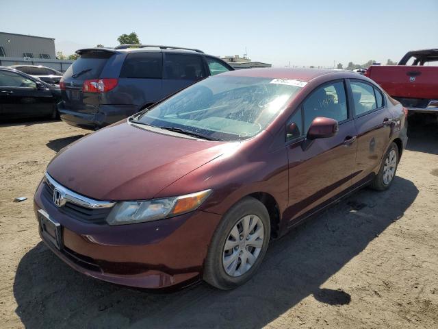 Photo 2 from auction – 2012 HONDA CIVIC LX with VIN 2HGFB2F51CH533284