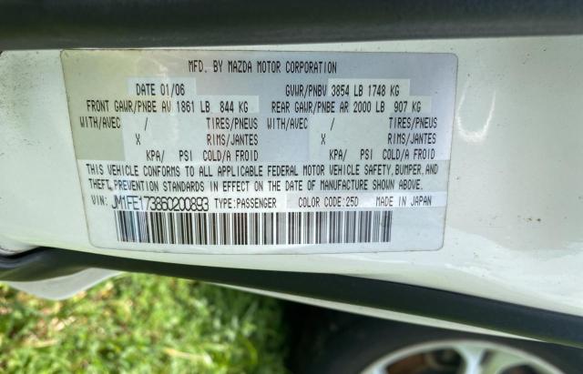 Photo 10 from auction – 2006 MAZDA RX8 with VIN JM1FE173860200893