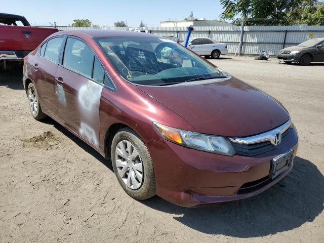 HONDA CIVIC LX 2012 with VIN 2HGFB2F51CH533284 - Photo from auction
