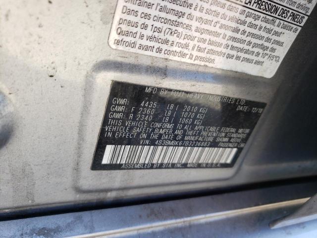 Photo 10 from auction – 2011 SUBARU LEGACY 2.5 with VIN 4S3BMBK67B3236883