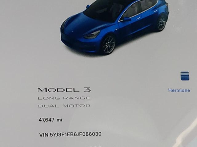 Photo 8 from auction – 2018 TESLA MODEL 3 with VIN 5YJ3E1EB6JF086030