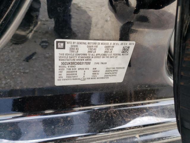 Photo 10 from auction – 2016 CHEVROLET SILVERADO with VIN 3GCUKSEC3GG317030
