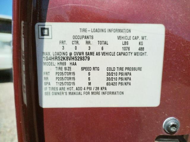 Photo 10 from auction – 1997 BUICK LESABRE with VIN 1G4HR52K8VH529379