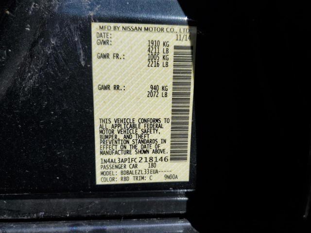 Photo 10 from auction – 2015 NISSAN ALTIMA 2.5 with VIN 1N4AL3AP1FC218146