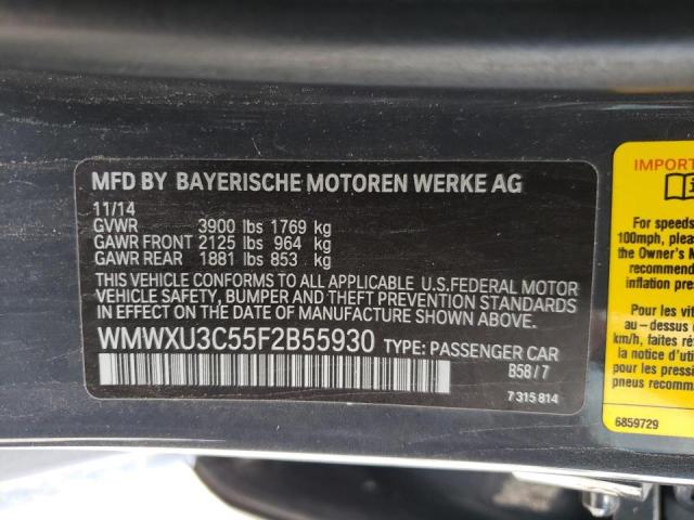 Photo 10 from auction – 2015 MINI COOPER S with VIN WMWXU3C55F2B55930