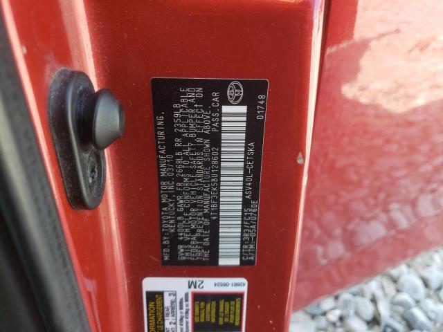 Foto 10 de la subasta – 2011 TOYOTA CAMRY BASE con VIN 4T1BF3EK5BU128602